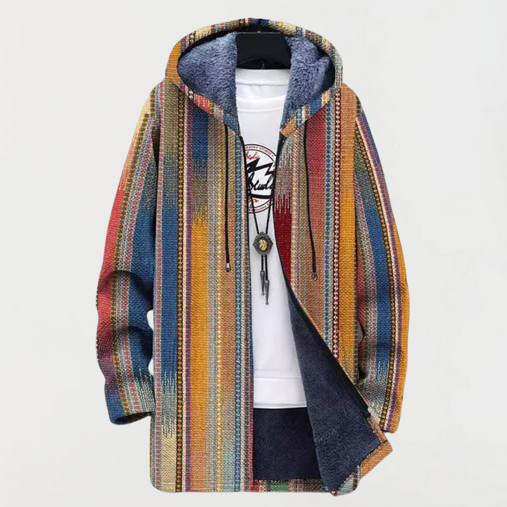 Hayden | Stripe Print Coat